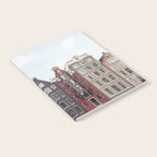 Typical Houses Of Amsterdam Picture | Dutch Urban City Architecture Art Print | Europe Travel Photography Notebook Gallery Image 2