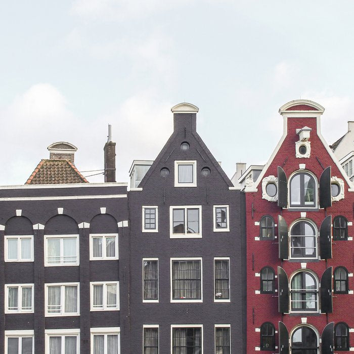 Typical Houses Of Amsterdam Picture | Dutch Urban City Architecture Art Print | Europe Travel Photography Coffee Mug Gallery Image 2