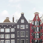 Typical Houses Of Amsterdam Picture | Dutch Urban City Architecture Art Print | Europe Travel Photography Coffee Mug Gallery Image 2