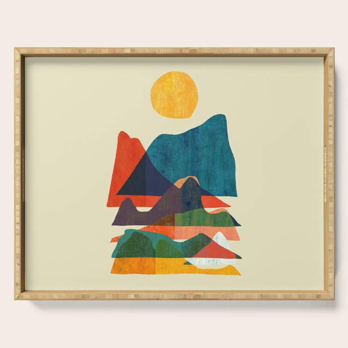 Everything is beautiful under the sun Serving Tray Gallery Image 1