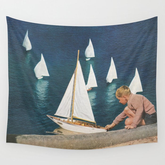 Harbor Wall Tapestry Gallery Image 1