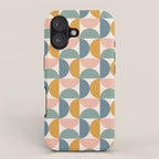 Bauhaus Mid Century Modern Geometric Pattern XVI iPhone Case Gallery Image 1