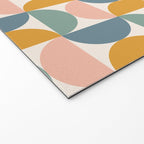 Bauhaus Mid Century Modern Geometric Pattern XVI Welcome Mat Gallery Image 2