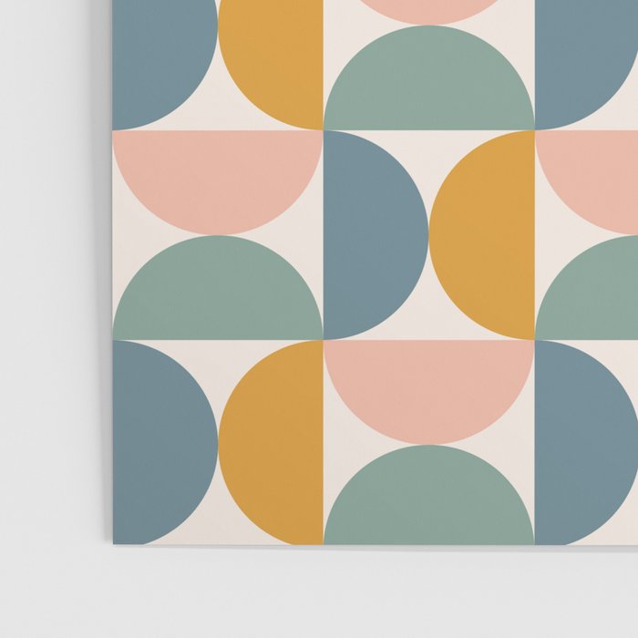 Bauhaus Mid Century Modern Geometric Pattern XVI Poster Gallery Image 3