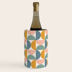 Bauhaus Mid Century Modern Geometric Pattern XVI Wine Chiller Gallery Image 1