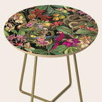 Snake Princess Tropical Jungle Vibes Multicolor  Black Side Table Gallery Image 2