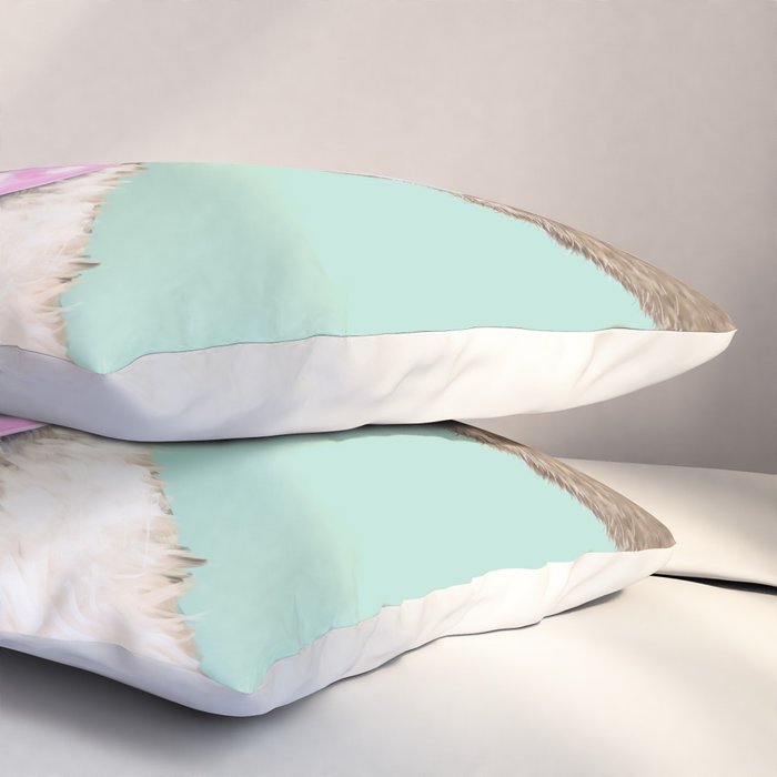 Bubble Gum Gang in Green Pillow Sham Gallery Image 3
