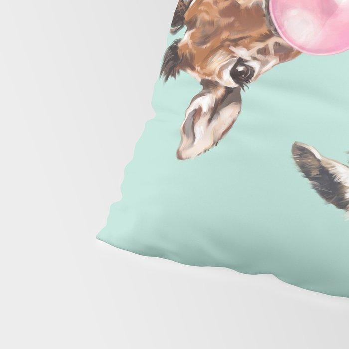 Bubble Gum Gang in Green Pillow Sham Gallery Image 4