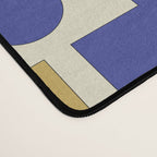 Colorful Retro Modern Geometric Rektangel Pattern Blue Orange Pink Desk Mat Gallery Image 4