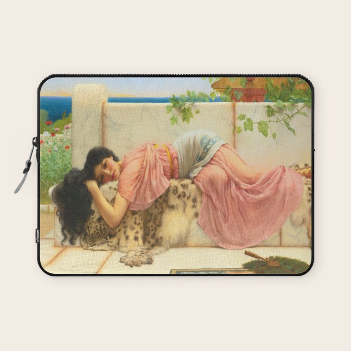 When The Heart is Young - John William Godward Laptop Sleeve Gallery Image 1