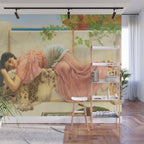 When The Heart is Young - John William Godward Wall Mural Gallery Image 1