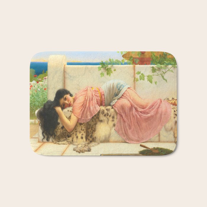When The Heart is Young - John William Godward Bath Mat Gallery Image 1