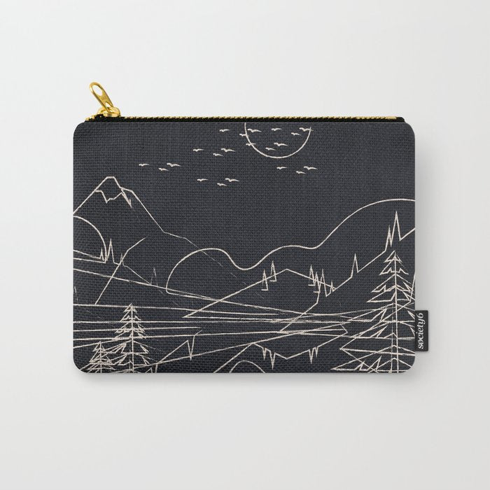 Minimalist Landscape 1 Carry All Pouch Gallery Image 1