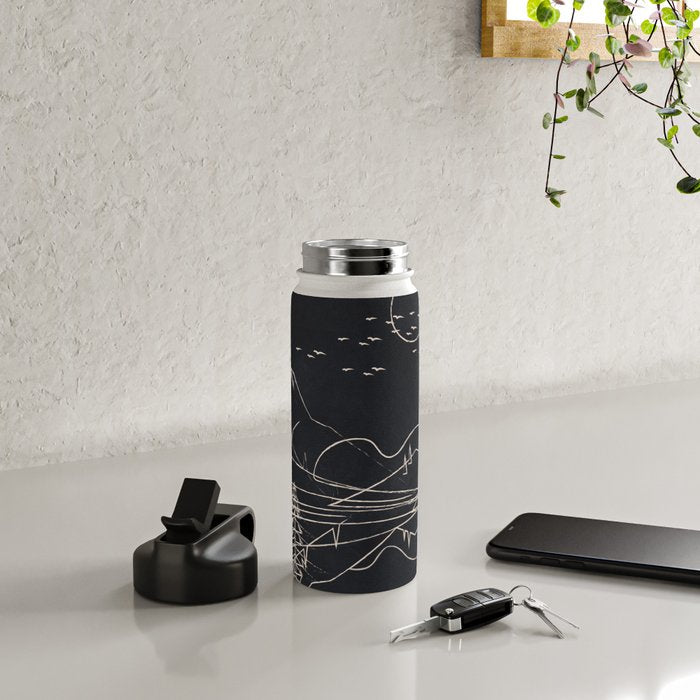 Minimalist Landscape 1 Water Bottle Gallery Image 4
