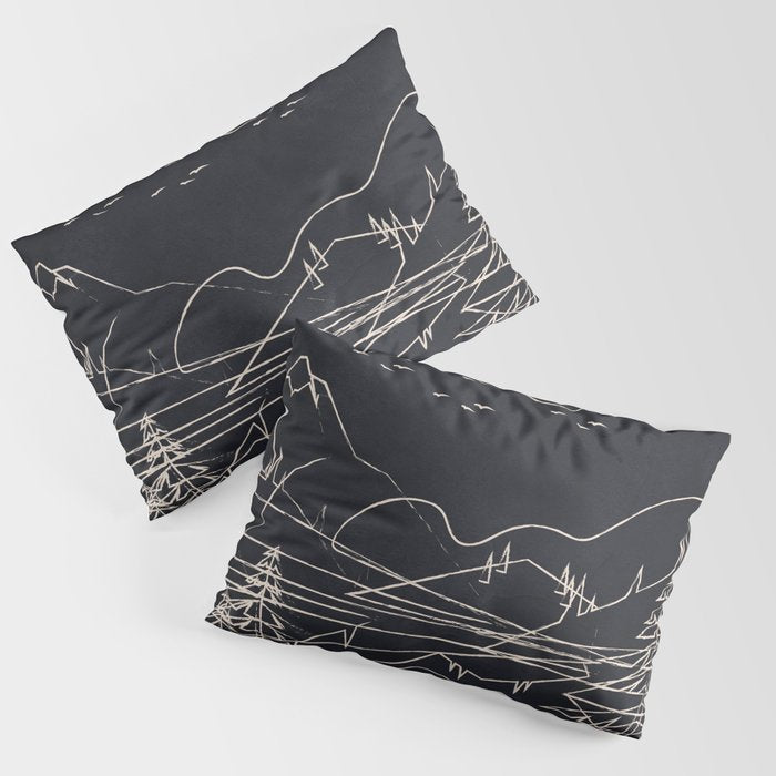 Minimalist Landscape 1 Pillow Sham Gallery Image 3