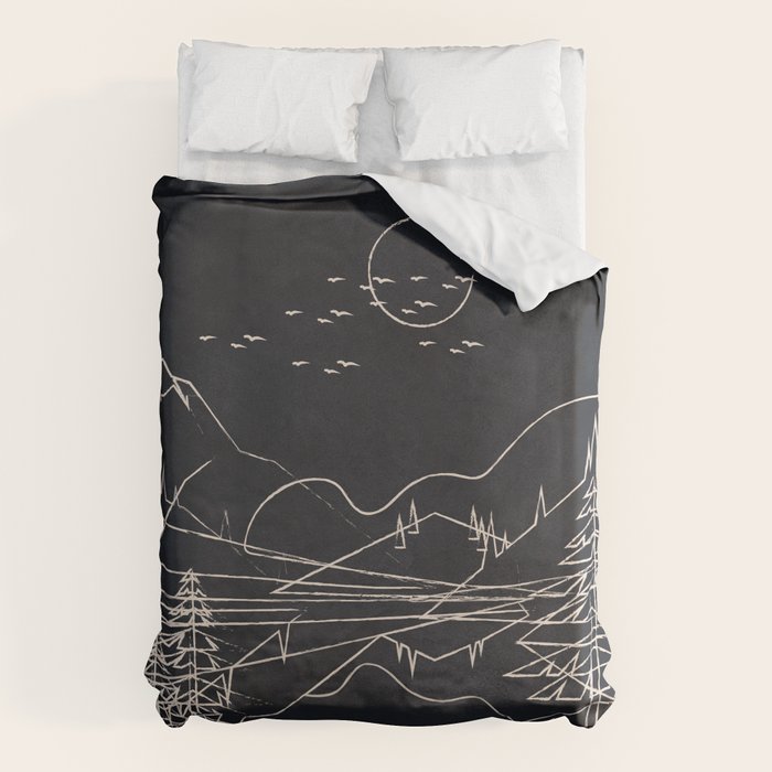Minimalist Landscape 1 Duvet Cover Gallery Image 6