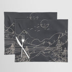 Minimalist Landscape 1 Placemat Gallery Image 1