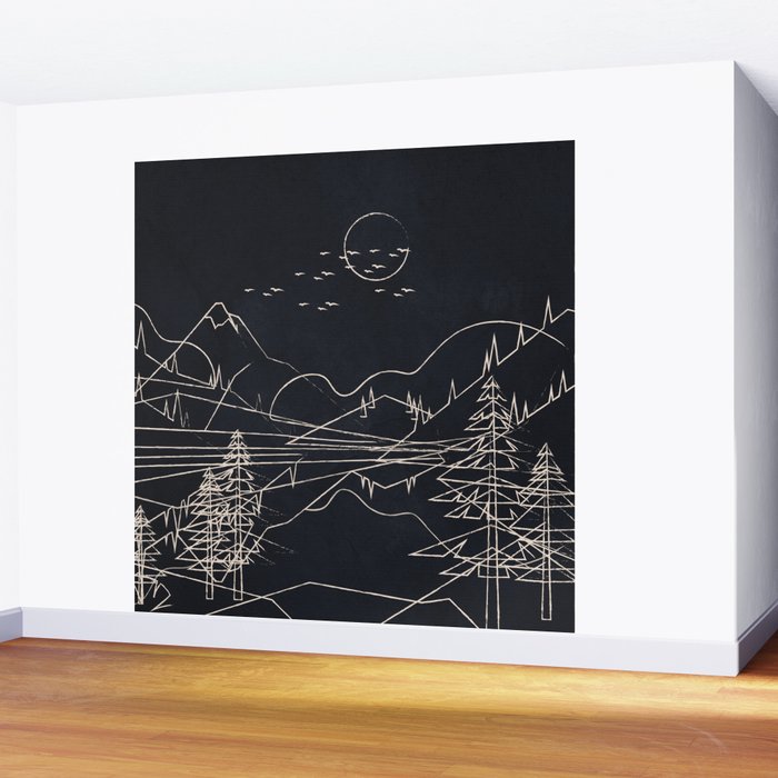 Minimalist Landscape 1 Wall Mural Gallery Image 2