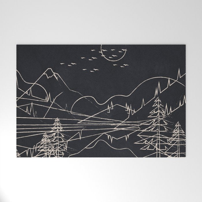 Minimalist Landscape 1 Welcome Mat Gallery Image 1