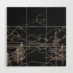 Minimalist Landscape 1 Wood Wall Art Gallery Image 1