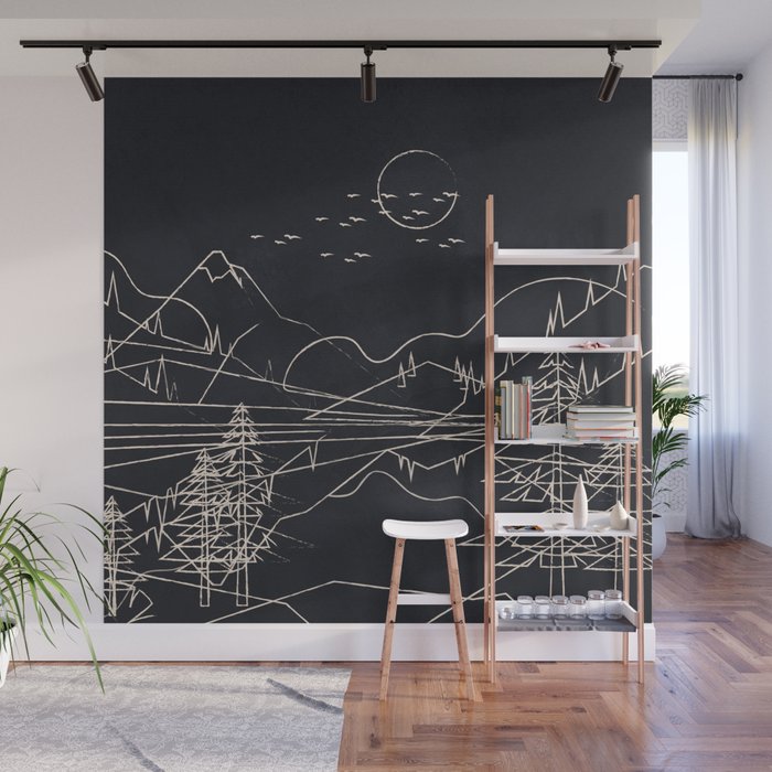 Minimalist Landscape 1 Wall Mural Gallery Image 1