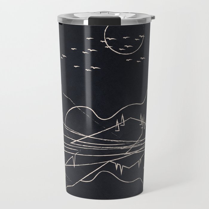 Minimalist Landscape 1 Travel Mug Gallery Image 1