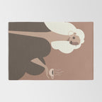 Coffee Hour Inspired by PANTONE 17 1230 Mocha Mousse Rug Gallery Image 2