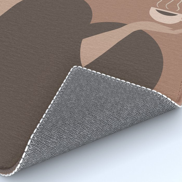 Coffee Hour Inspired by PANTONE 17 1230 Mocha Mousse Rug Gallery Image 4