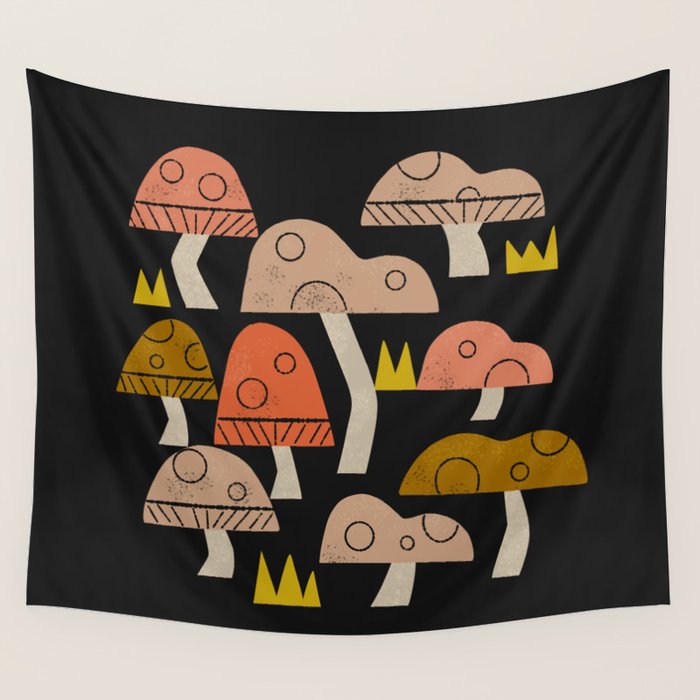 Toadstools Wall Tapestry Gallery Image 4