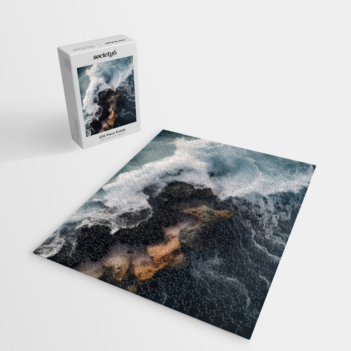 Wild Waves crashing on the tropical Coast - Landscape Photography Jigsaw Puzzle Gallery Image 2