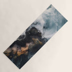 Wild Waves crashing on the tropical Coast - Landscape Photography Yoga Mat Gallery Image 1