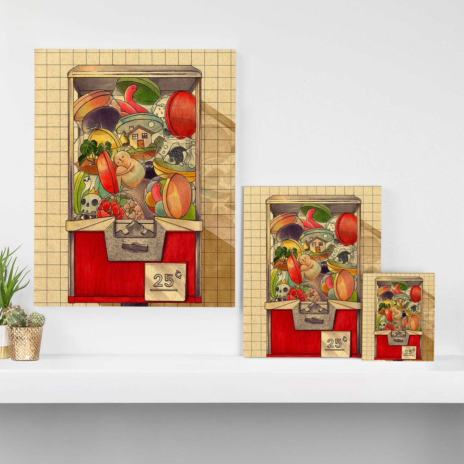 25¢ Canvas Print Gallery Image 3
