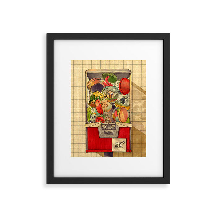 25¢ Framed Art Print Gallery Image 1