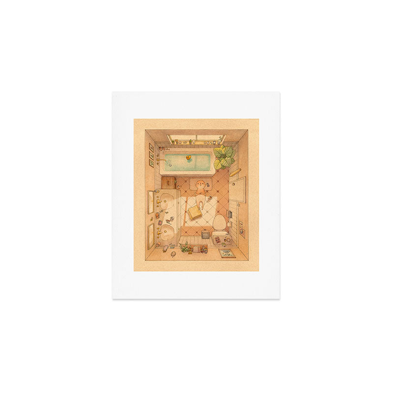 Afternoon Bath  Art Print Gallery Image 1