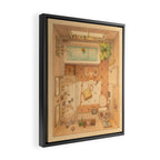 Afternoon Bath  Framed Canvas Print Gallery Image 2