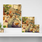 Afternoon Nap Canvas Print Gallery Image 3