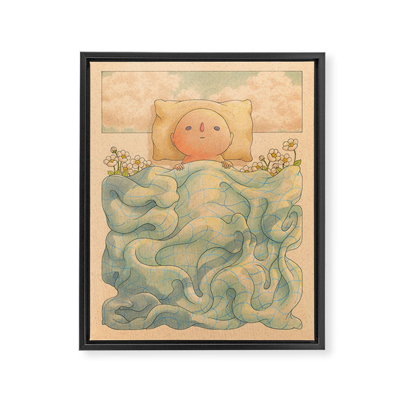 Afternoon Nap Framed Canvas Print Gallery Image 6