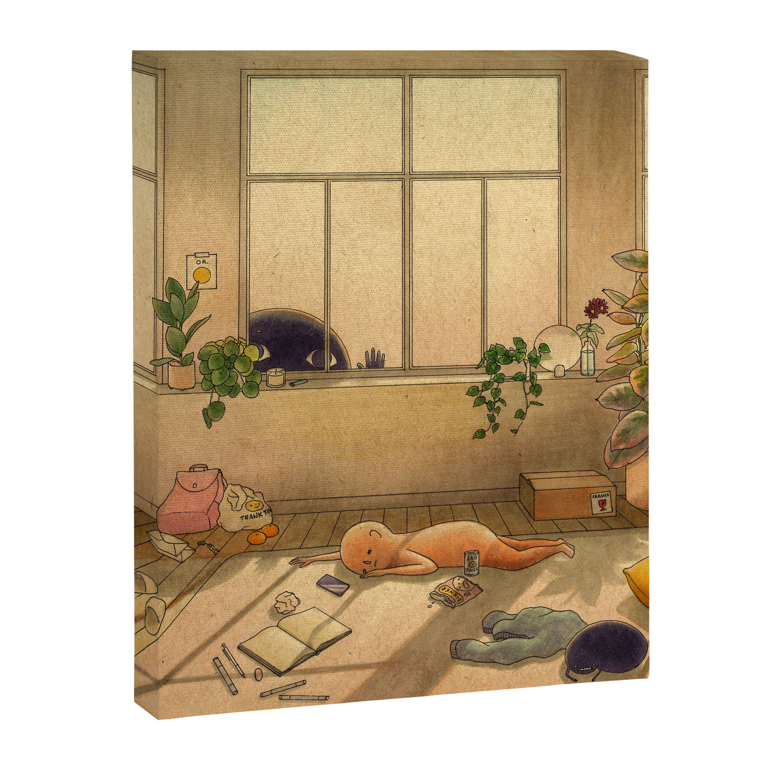 Afternoon Slump Canvas Print Gallery Image 6