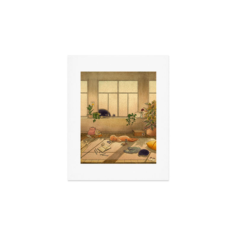 Afternoon Slump Art Print Gallery Image 1