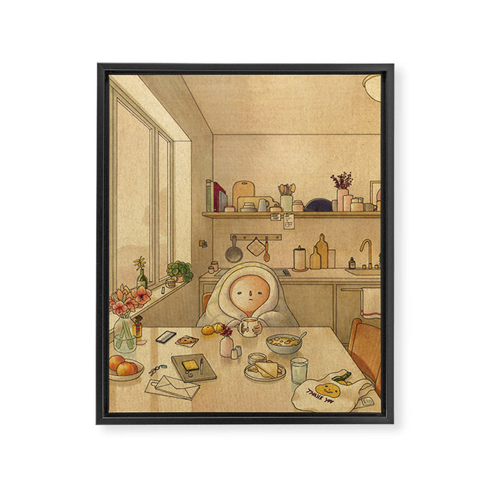 Afternoon Tea Framed Canvas Print Gallery Image 1