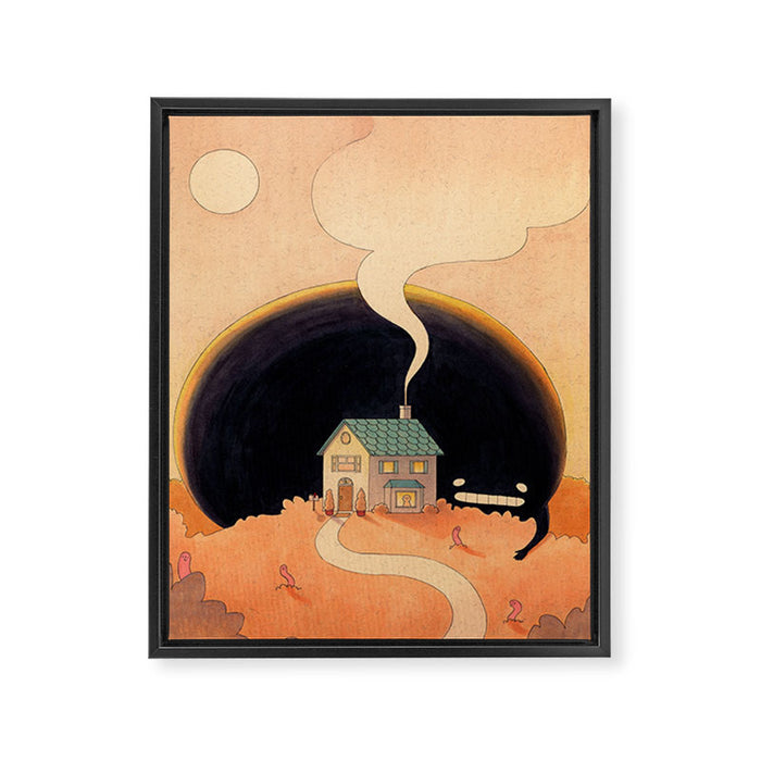 Agoraphobia  Framed Canvas Print Gallery Image 1