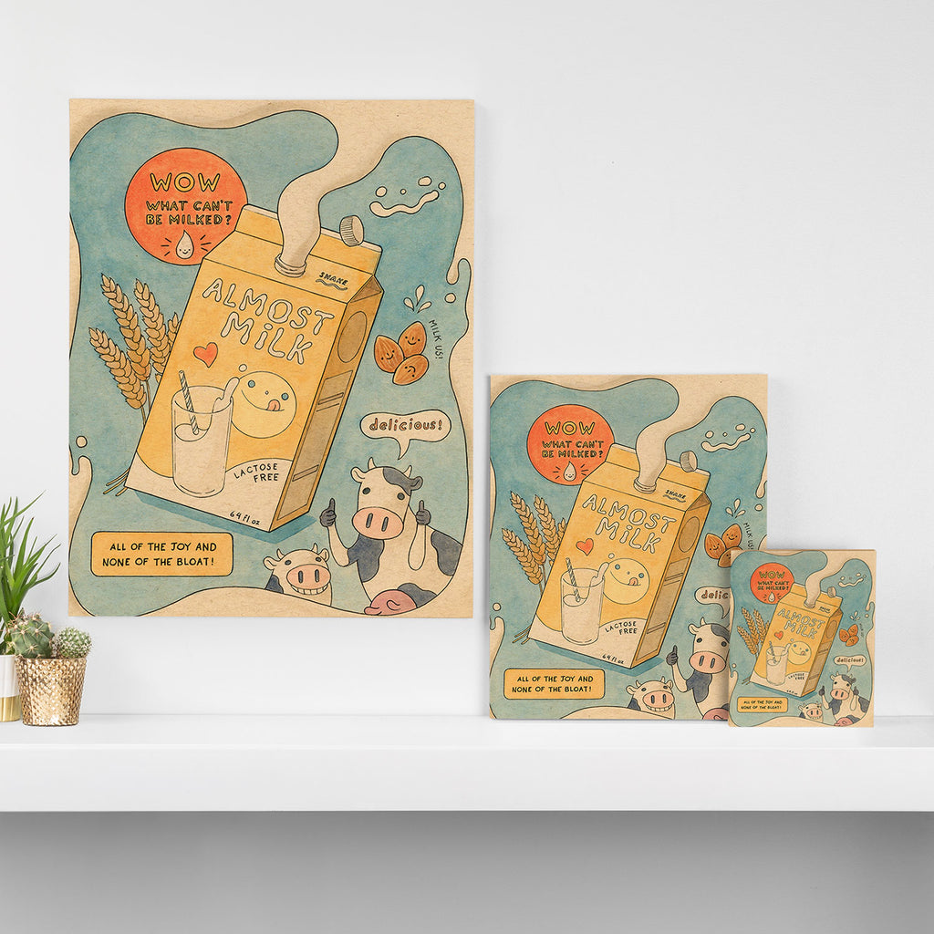 Almost Milk Canvas Print Gallery Image 3