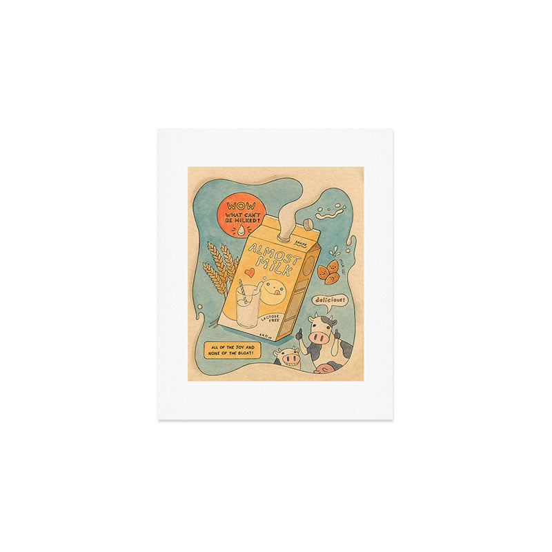 Almost Milk Art Print Gallery Image 1