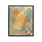 Almost Milk Framed Canvas Print Gallery Image 6
