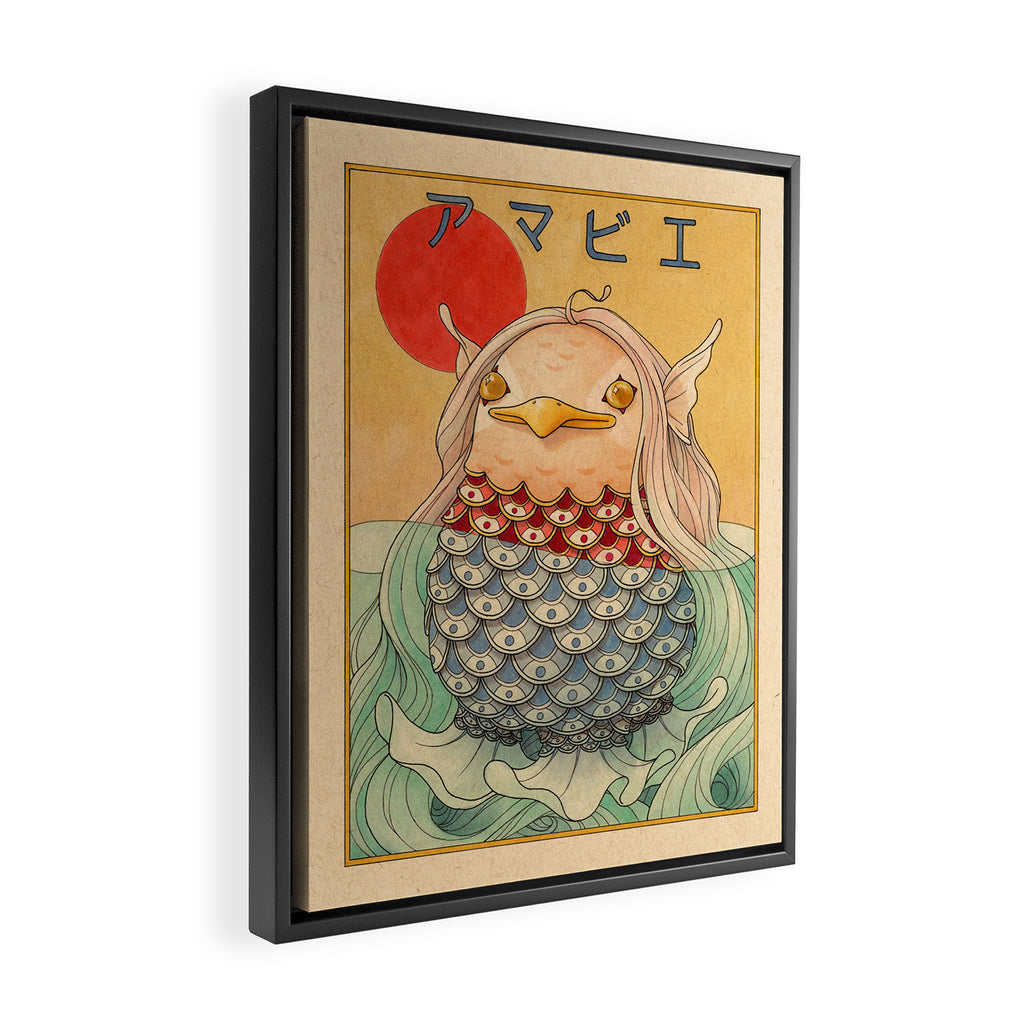 Amabie Framed Canvas Print Gallery Image 2