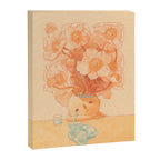 Anemone in Orange Canvas Print Gallery Image 6