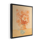 Anemone in Orange Framed Canvas Print Gallery Image 2