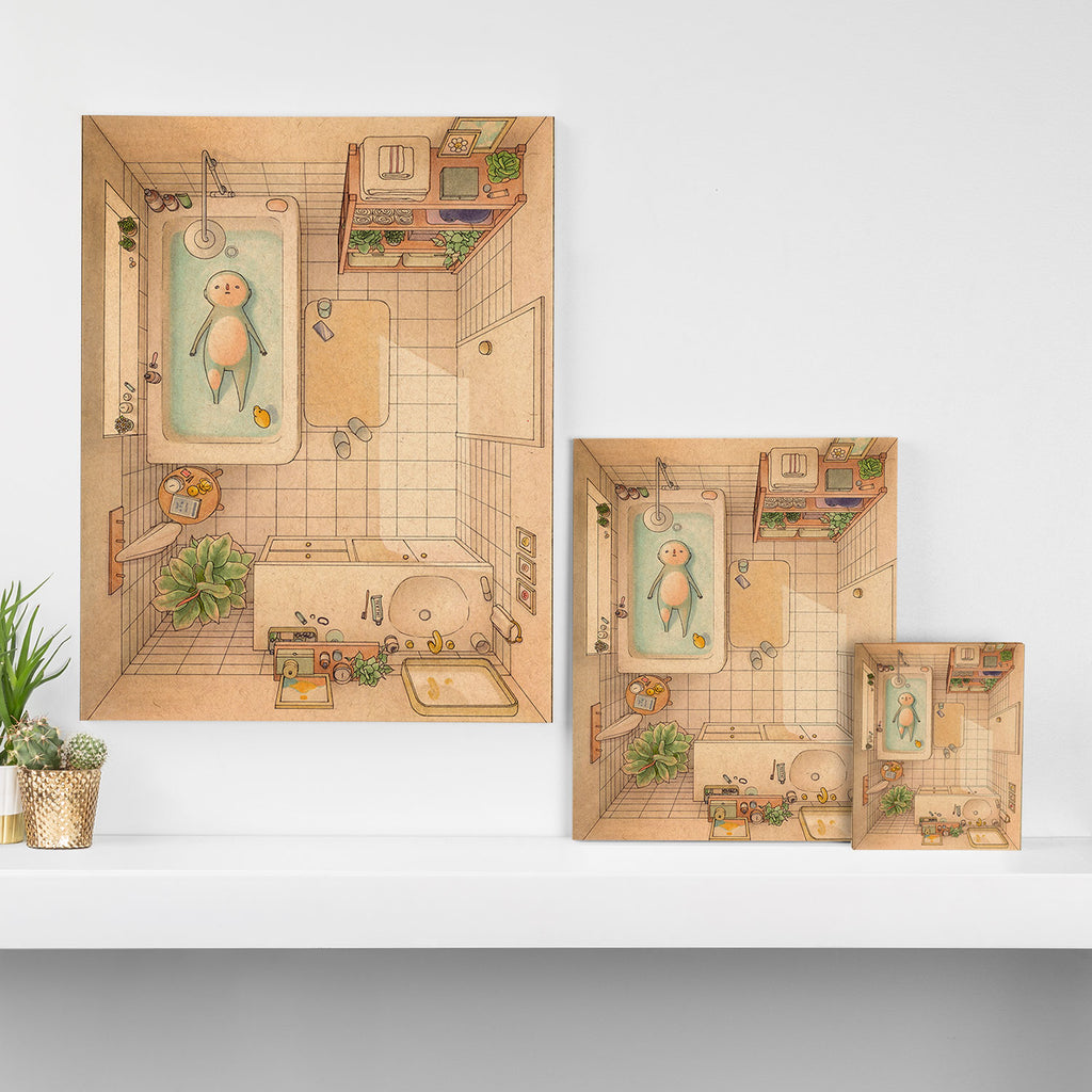 Another Bath Canvas Print Gallery Image 3