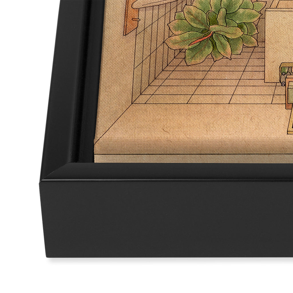 Another Bath Framed Canvas Print Gallery Image 3