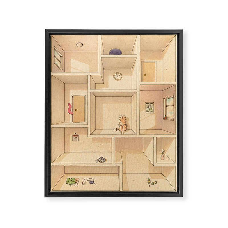 Artist's Block Framed Canvas Print Gallery Image 6